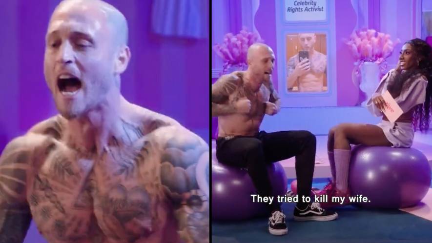 Chet Hanks Launches Into Bizarre Joker Impersonation After Being Asked About His Fitness App Chet Hanks Launches Into Bizarre Joker Impersonation After Being Asked About His Fitness App