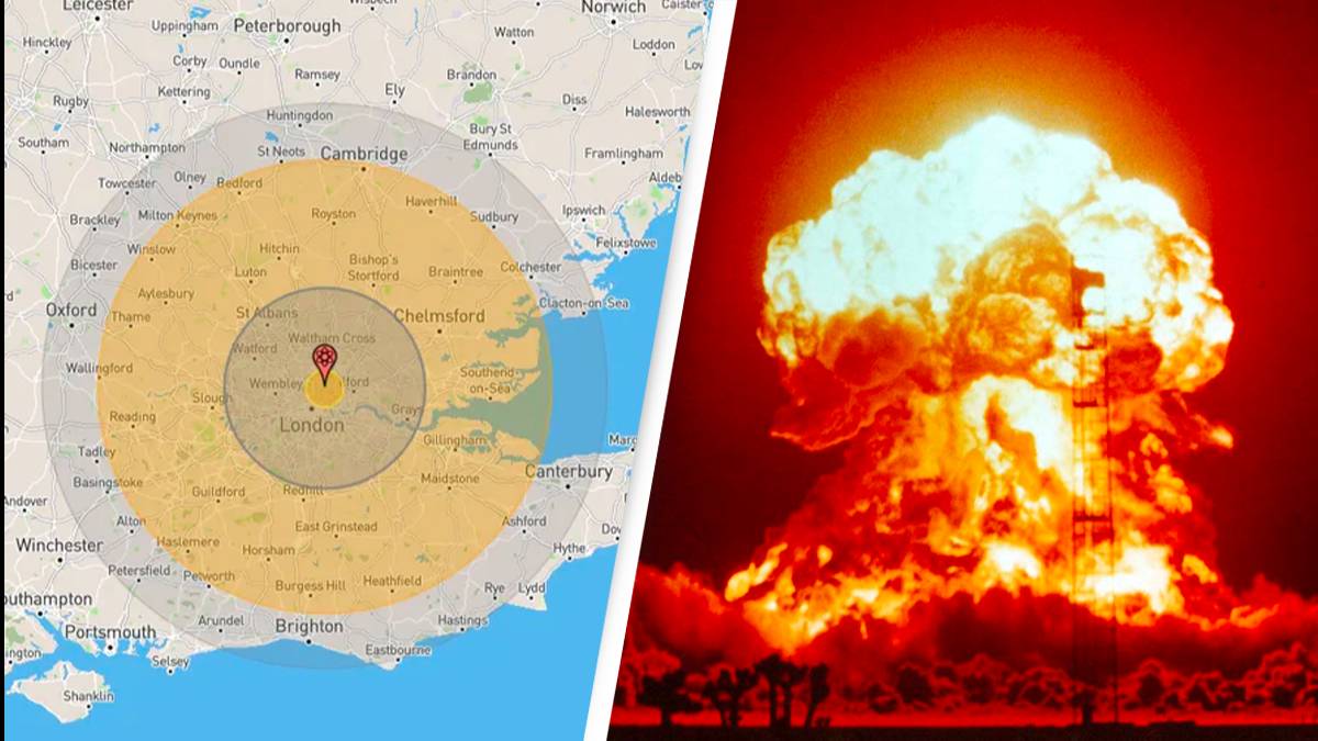 Nuke Place Map Shows How You Would Be Affected By A Nuclear Bomb