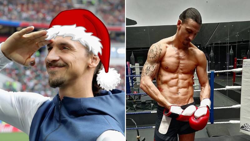 Zlatan Ibrahimovic souhaite “à vous et à vos femmes” un joyeux Noël de manière typique
