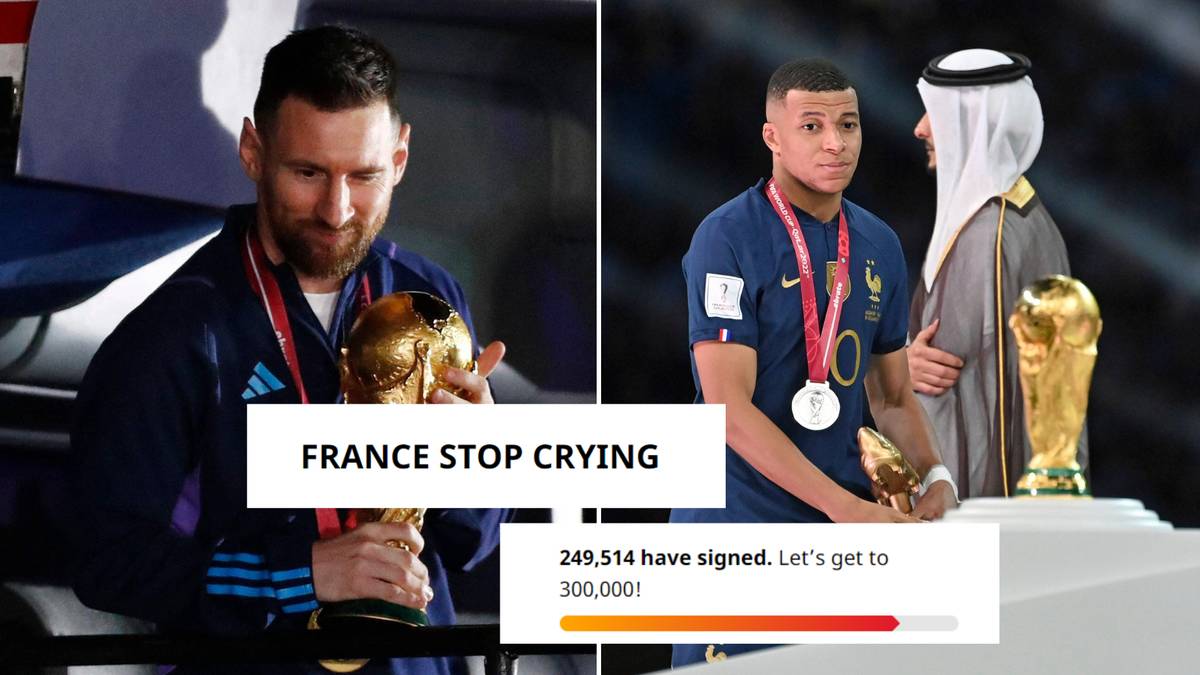 Une nouvelle pétition demande à la France “d’arrêter de pleurer” après la défaite en finale de la Coupe du monde face à l’Argentine
