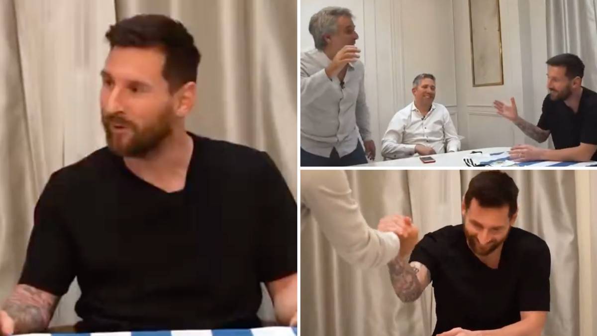 PSG star Lionel Messi’s incredible exchange with interviewer is an ...