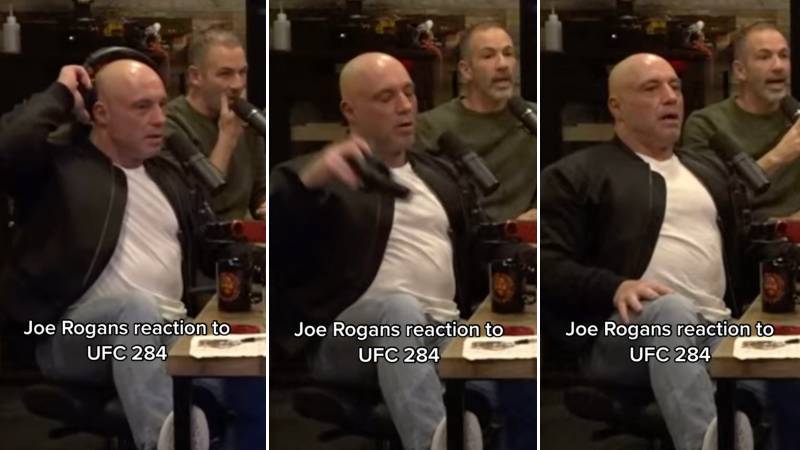 Joe Rogan Reacting Footage emerges of Joe Rogan watching Makhachev vs. Volkanovski, his ...