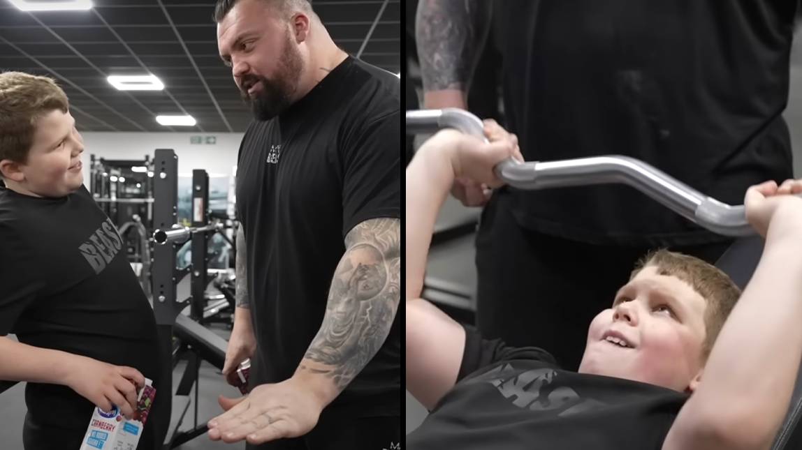Eddie Hall s 10 year old Son Bench Presses More Than What Most Adults eddie-hall-s-10-year-old-son-bench-presses-more-than-what-most-adults
