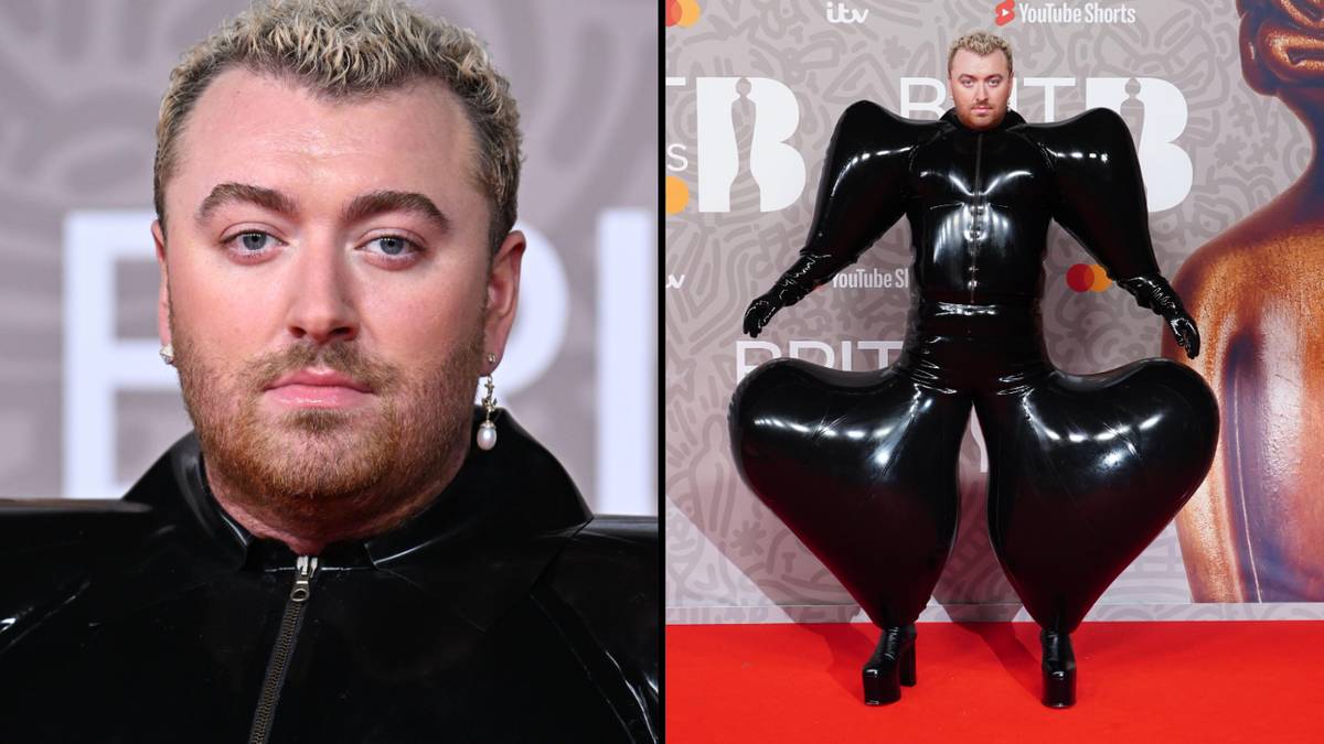 Costume designer behind Sam Smith #39 s BRIT Awards outfit explains what it Costume designer behind Sam Smith #39 s BRIT Awards outfit explains what it