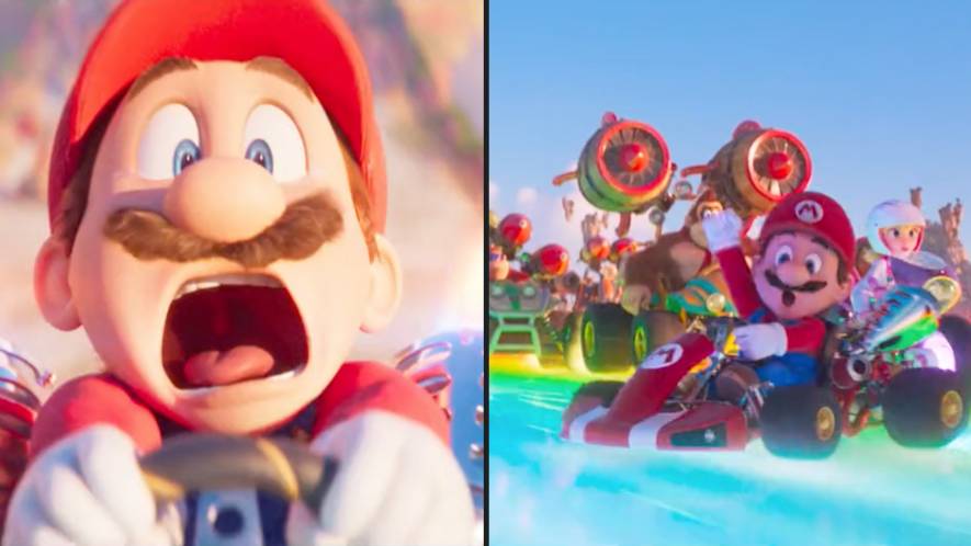 Fans are screaming as The Super Mario Bros. Movie trailer shows racing ...