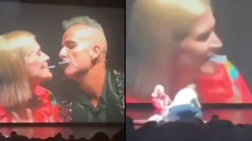 Magician assaulted during show by man after trying intimate trick with wife