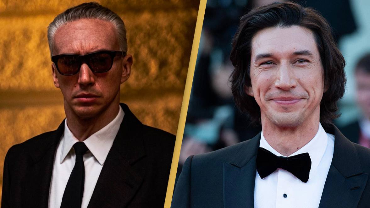 Adam Driver Back Adam Driver is unrecognisable as Enzo Ferrari in first look at new ...