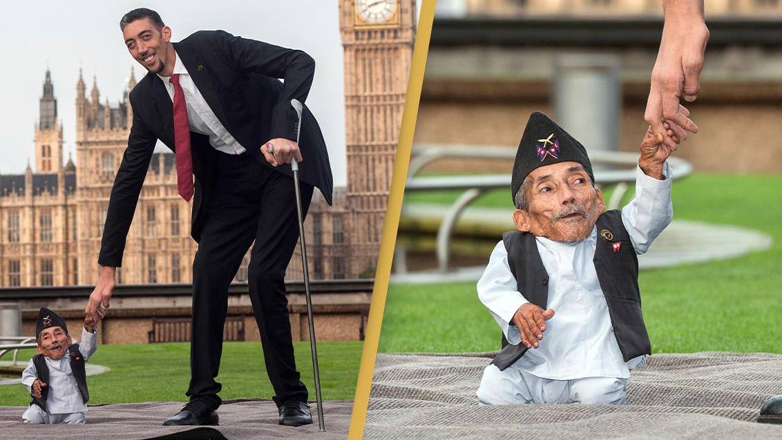 World s Tallest Man Was Afraid He Would Step On World s Shortest Man world-s-tallest-man-was-afraid-he-would-step-on-world-s-shortest-man