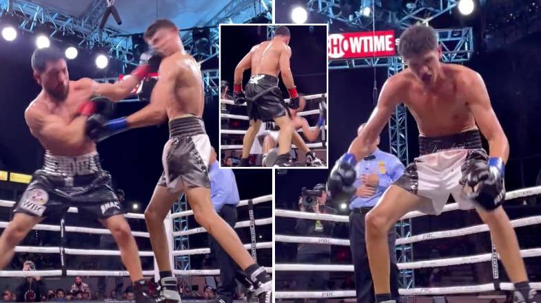 Boxer Show Stack Knockout of the year contender comes after boxer loses all previous rounds