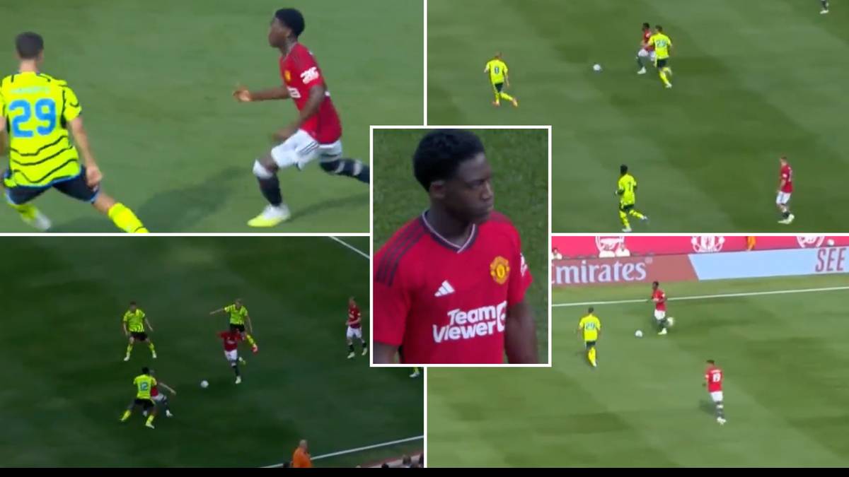 Mainoo Shot Kobbie Mainoo compilation from Arsenal win goes viral