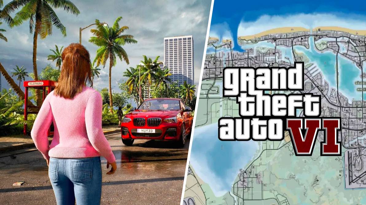 GTA 6 huge open-world map appears online, filled with multiple cities and towns - gamingbible.com
