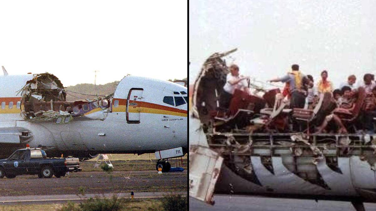 Explosion in sky sucked cabin crew attendant out at 24,000ft before ...