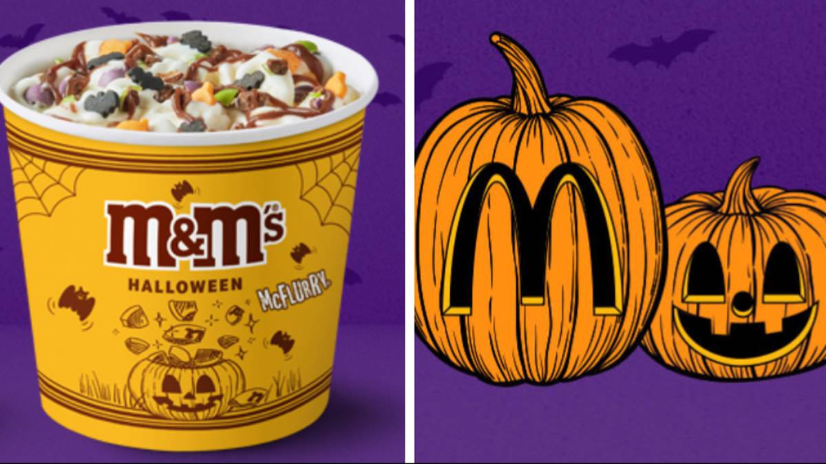 McDonald's launches two limitededition Halloween McFlurry flavours as