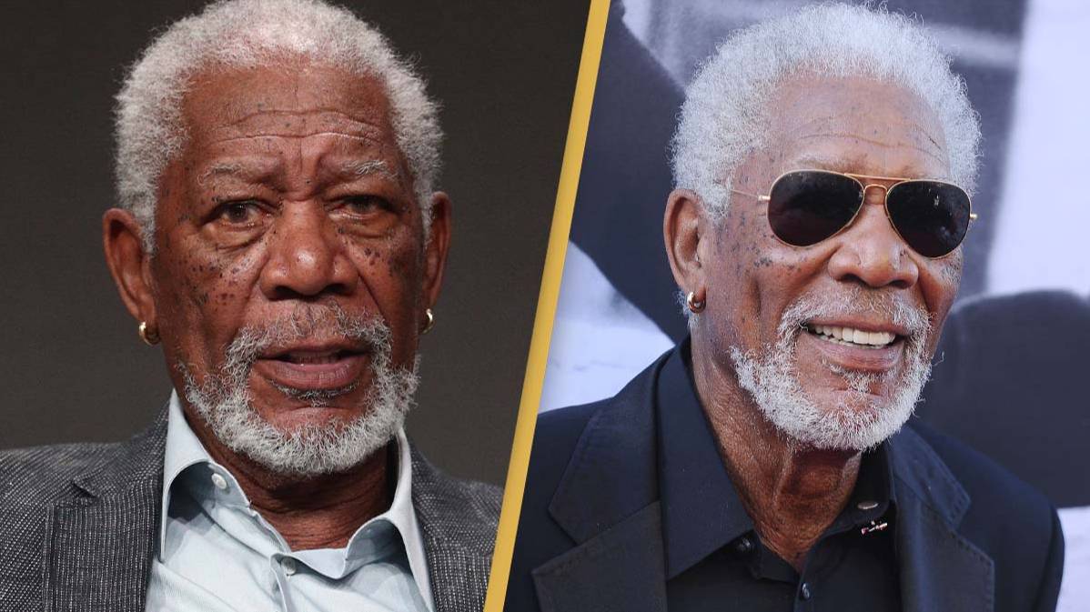 Morgan Freeman reveals dark reason behind gold hoop earrings