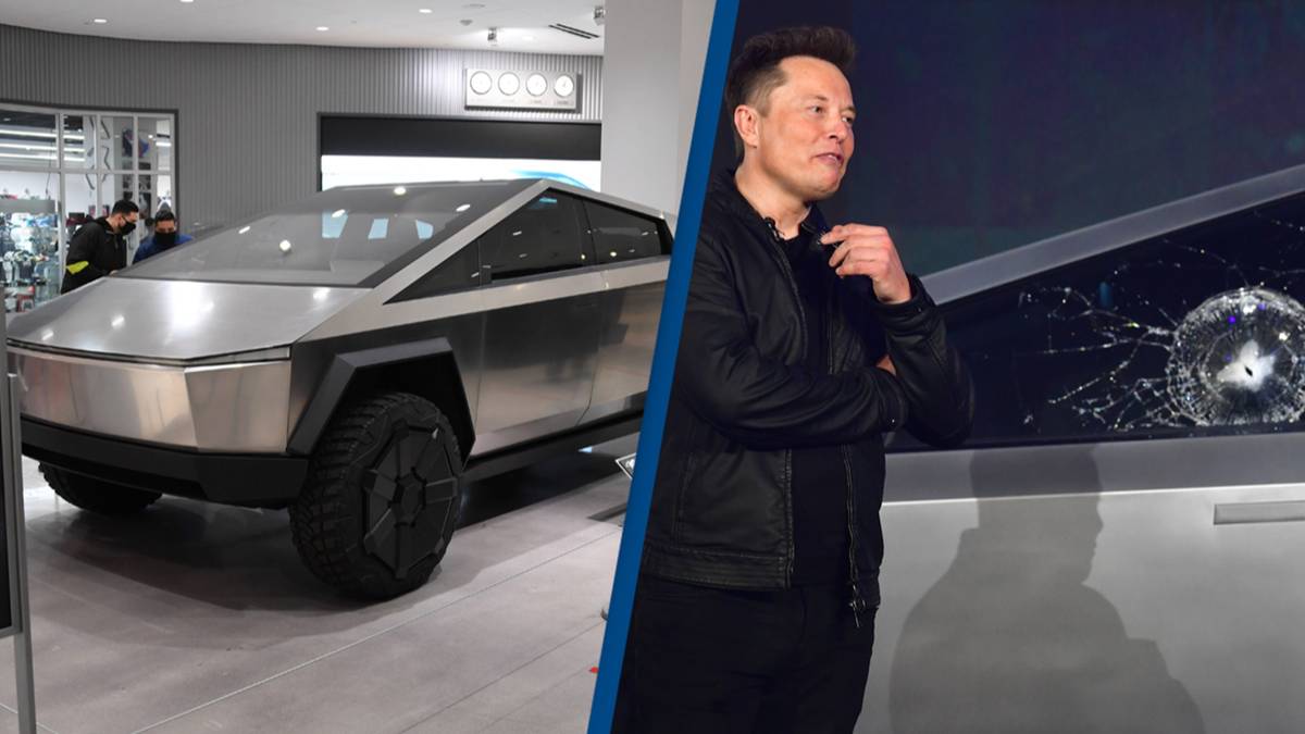 Elon Musk's Tesla has finally built its first Cybertruck four years