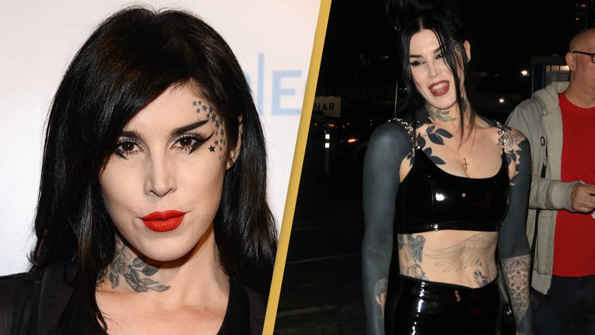 Kat Von D says she's spent almost 40 hours 'blacking out' her body to