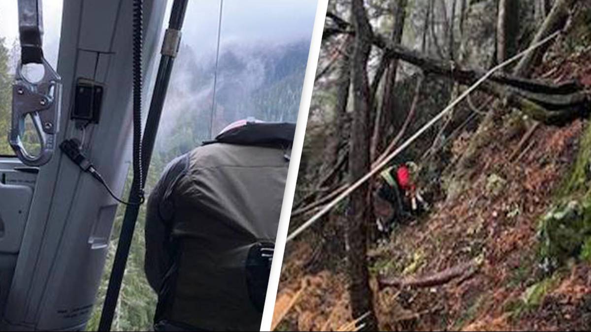 The hiker was stranded on a cliff after following a fake Google Maps trail