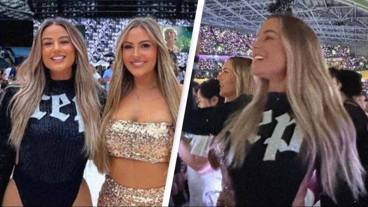 Influencer responds to criticism over 'sickening' outfit she wore to Taylor Swift concert