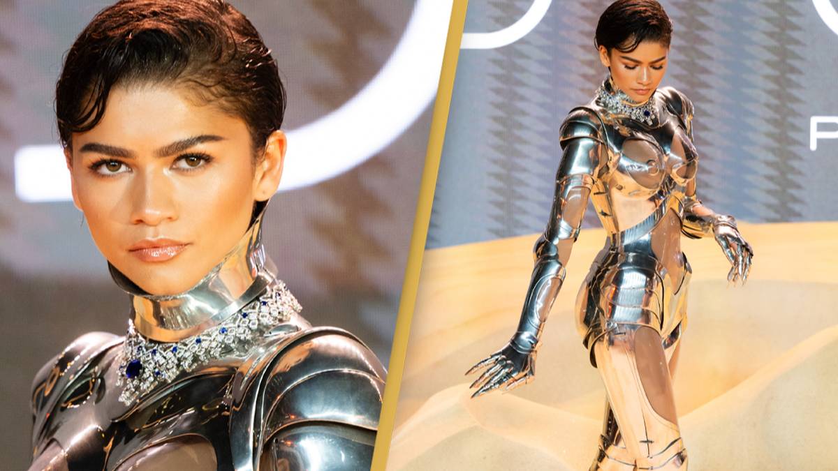 People all have same awkward concern for Zendaya after she wears metal ...