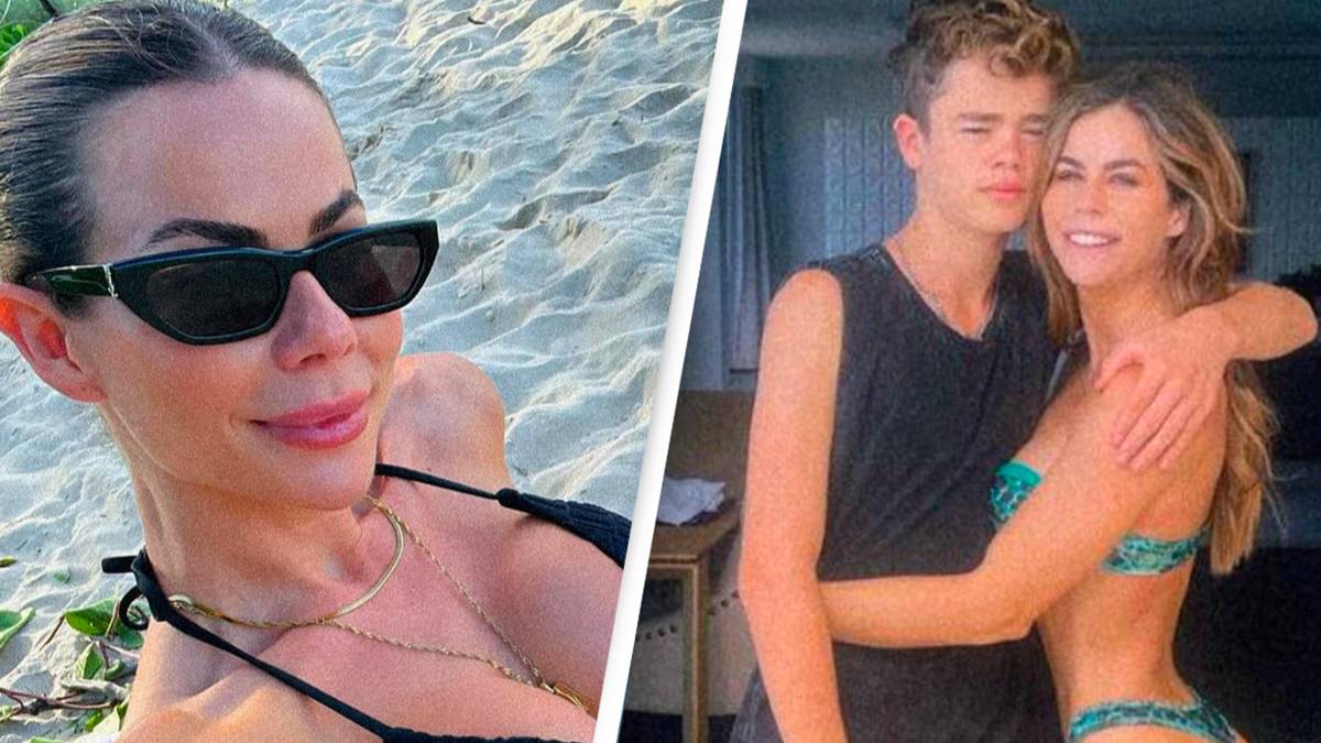Mom hits back after being criticized for posing in bikini in front of teenage son