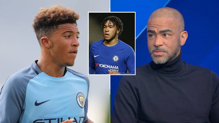 Kieron Dyer recalls Jadon Sancho ‘red flag’ when he watched him against Reece James for Man City Kieron Dyer recalls Jadon Sancho ‘red flag’ when he watched him against Reece James for Man City