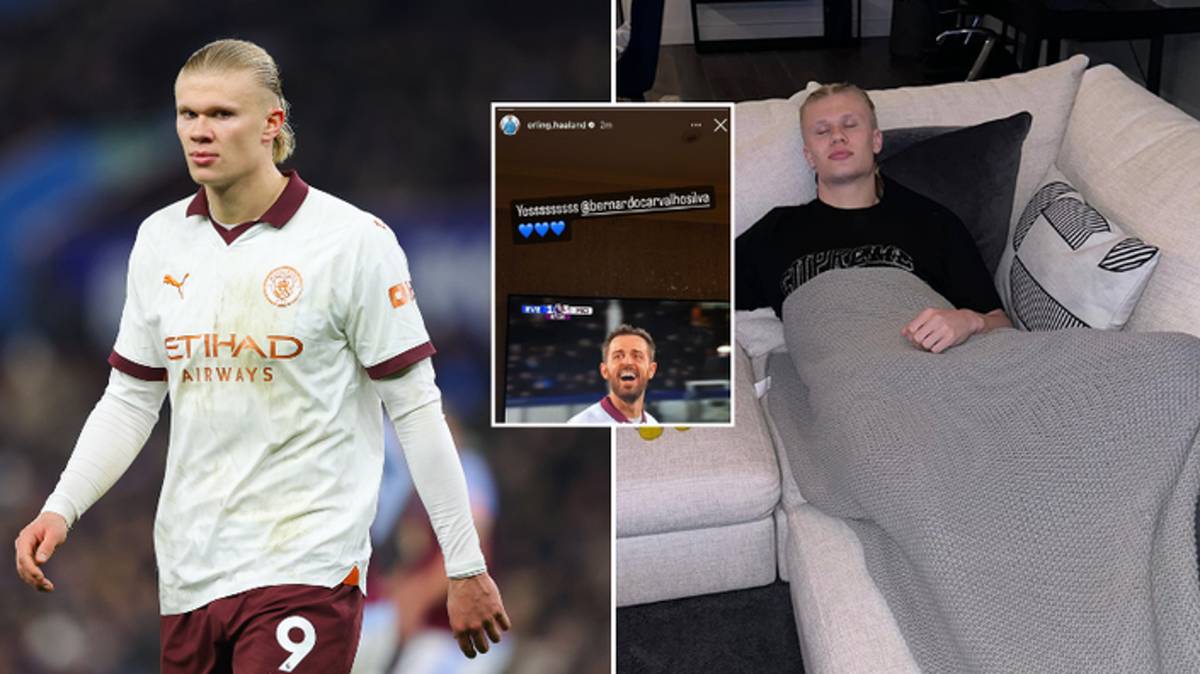 Fans have noticed strange detail in Erling Haaland’s Instagram post celebrating Man City win Fans have noticed strange detail in Erling Haaland’s Instagram post celebrating Man City win