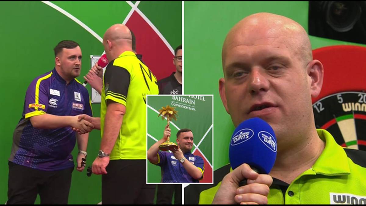 Michael van Gerwen sends classy message to Luke Littler after Bahrain