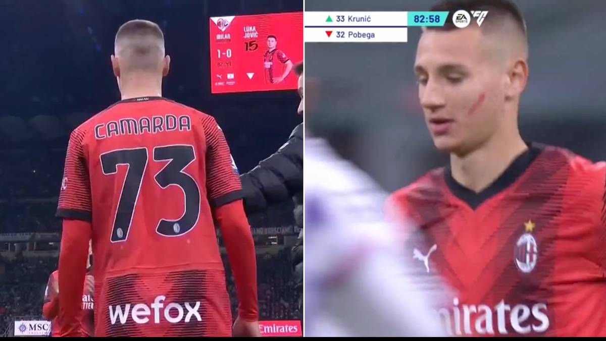 Francesco Camarda becomes the youngest player to feature in a Serie A game