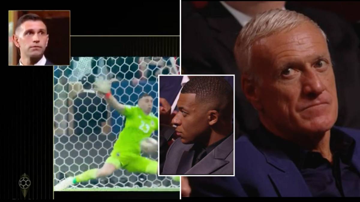 Kylian Mbappe’s reaction after watching Emi Martinez save in World Cup final caught on camera