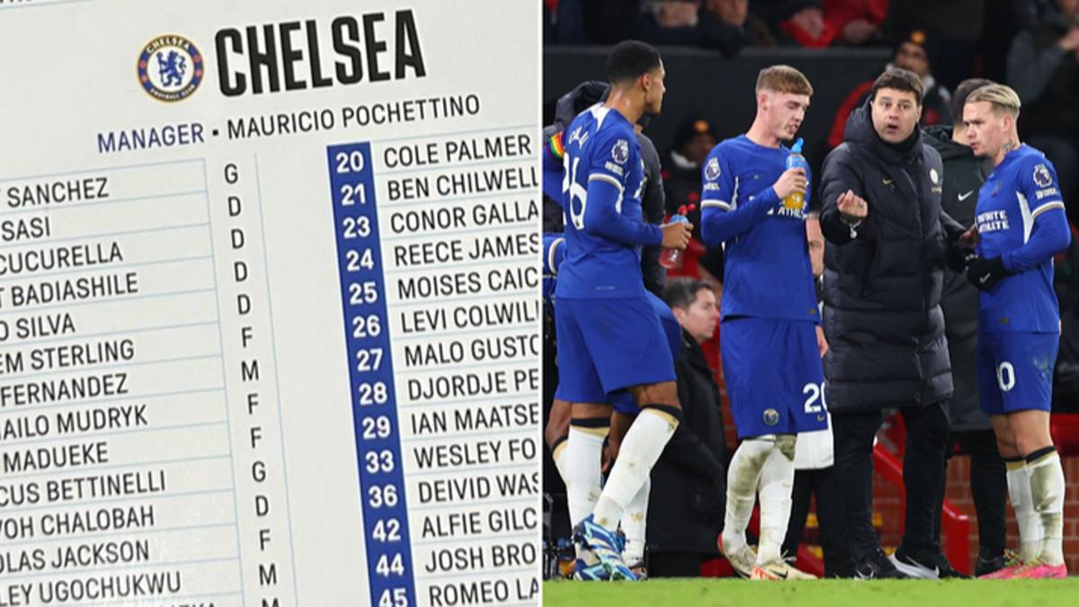 Chelsea a deux joueurs qui ne jouent pas pour le club dans la liste du programme de la journée.
