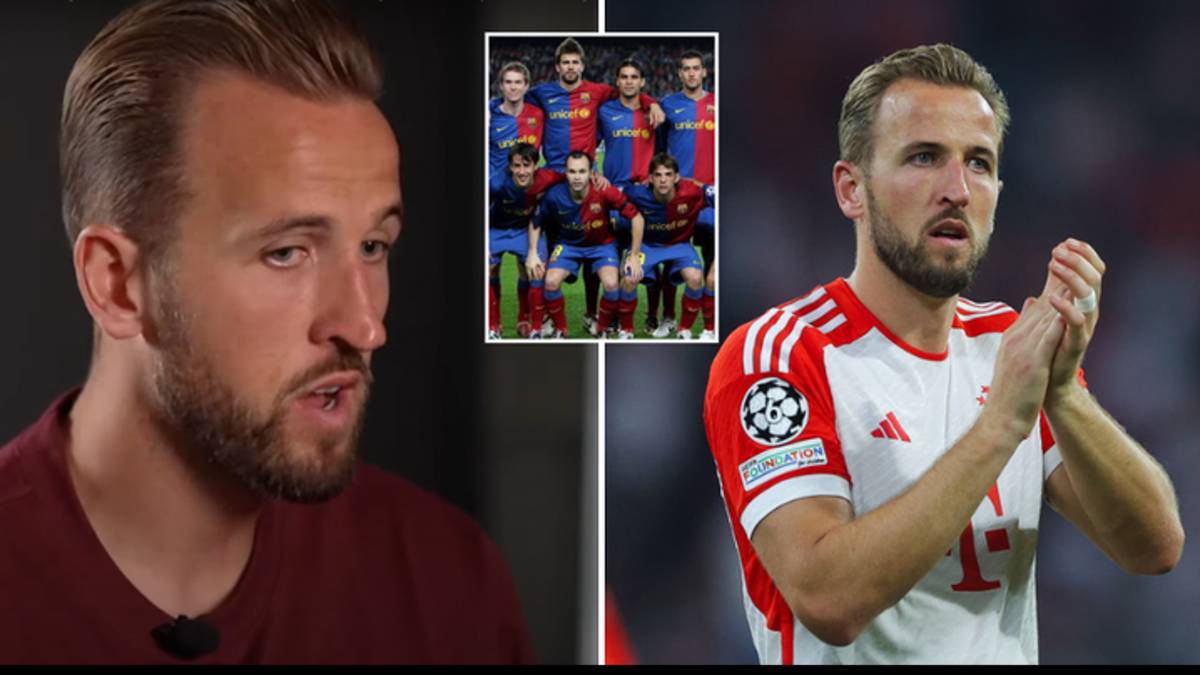Bayern Munich's Harry Kane reveals his childhood Barcelona idol, it's ...