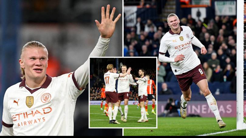 Erling Haaland makes history with five goals for Man City against Luton Town Erling Haaland makes history with five goals for Man City against Luton Town