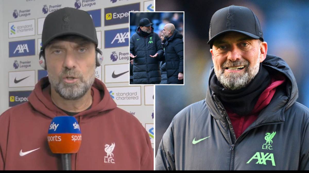 Jurgen Klopp says the whole country is frightened of one Man City player Jurgen Klopp says the whole country is frightened of one Man City player