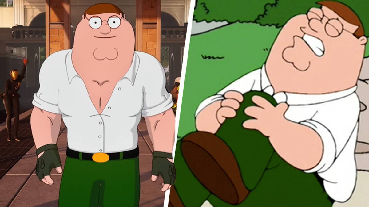 Peter Griffin's Fortnite death animation is the hurt knee meme bravo, devs
