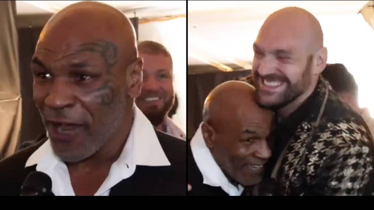 Tyson Fury crashes Mike Tyson interview after Big John Fury calls out ...