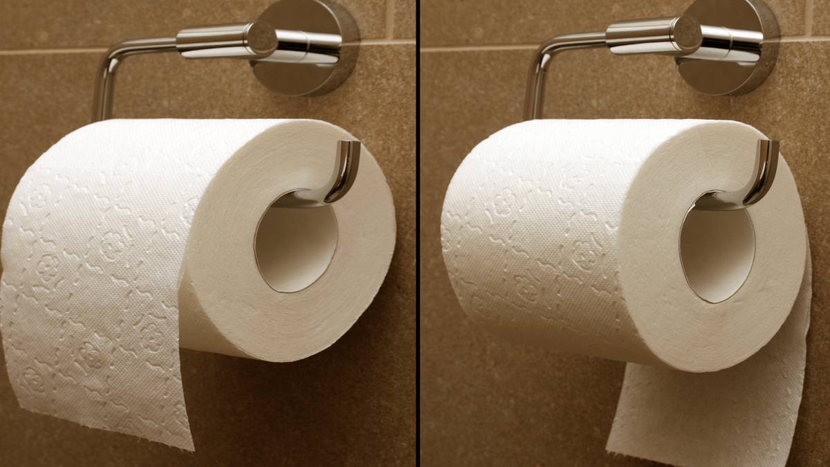 Etiquette expert confirms the correct way to hang your toilet roll