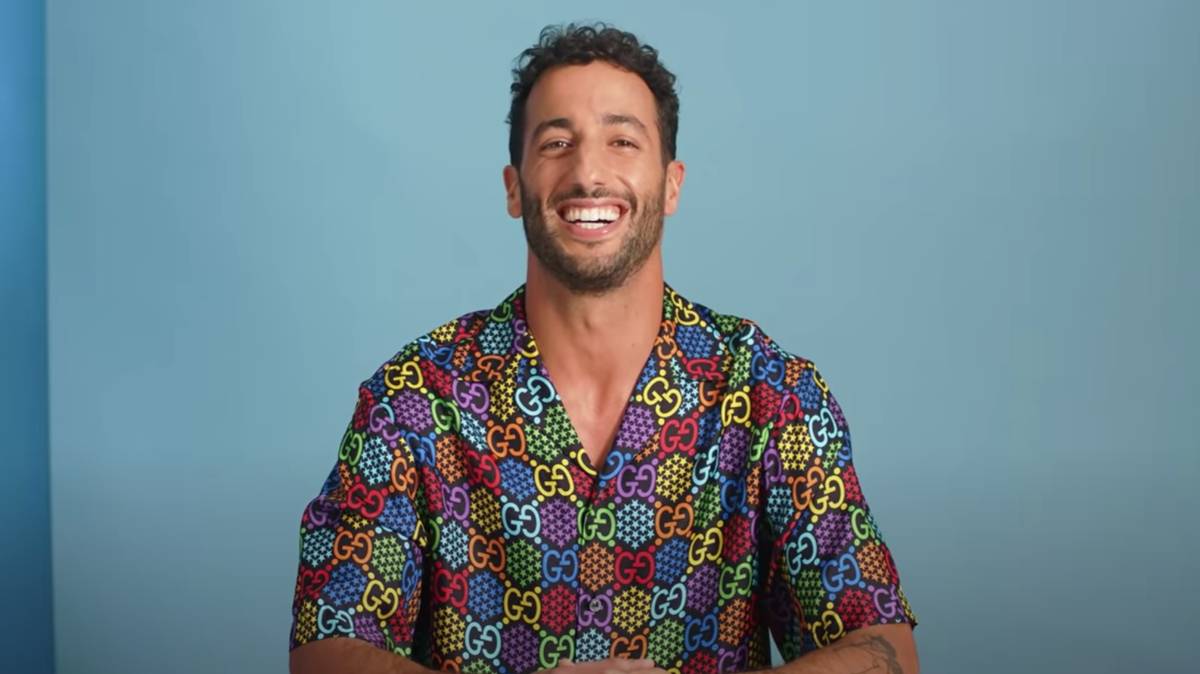Daniel ricciardo gucci party shirt Clearance
