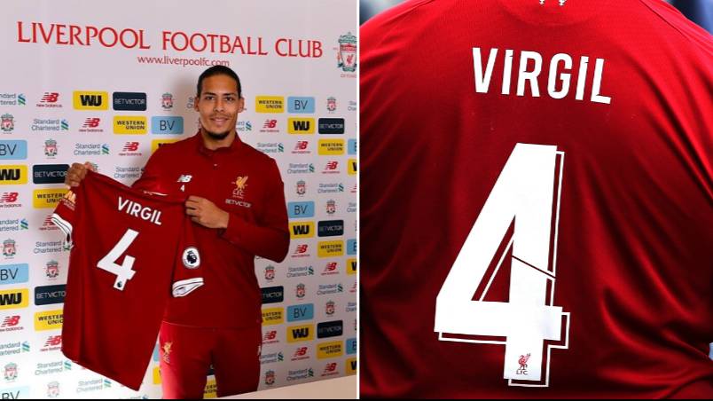 Van dijk top liverpool shirt