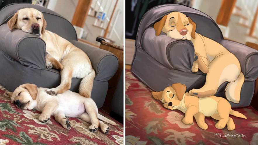 Disney online style dog