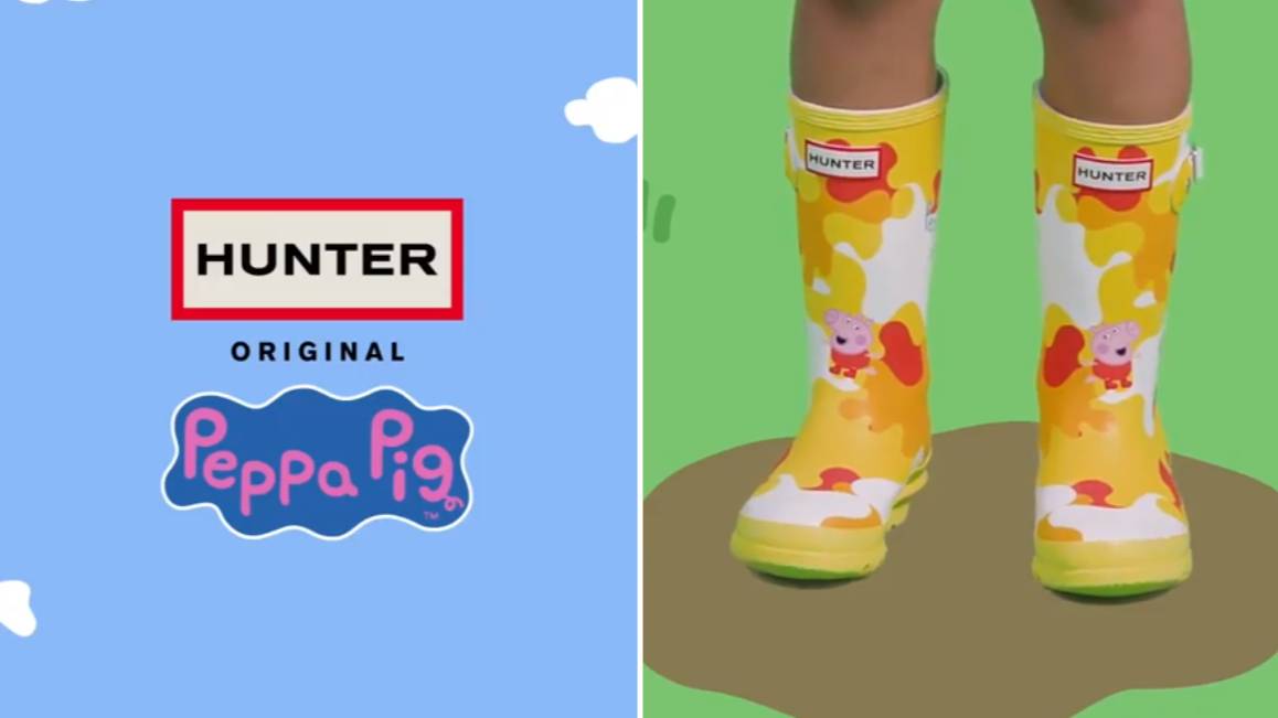 Hunter wellies peppa pig on sale