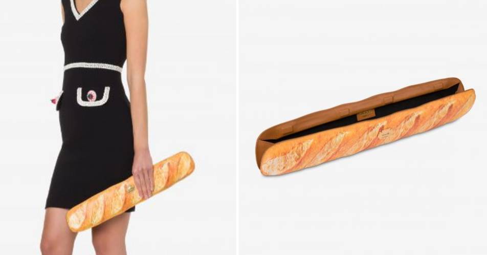 People Left Baffled By Moschino s 750 Baguette Clutch Bag