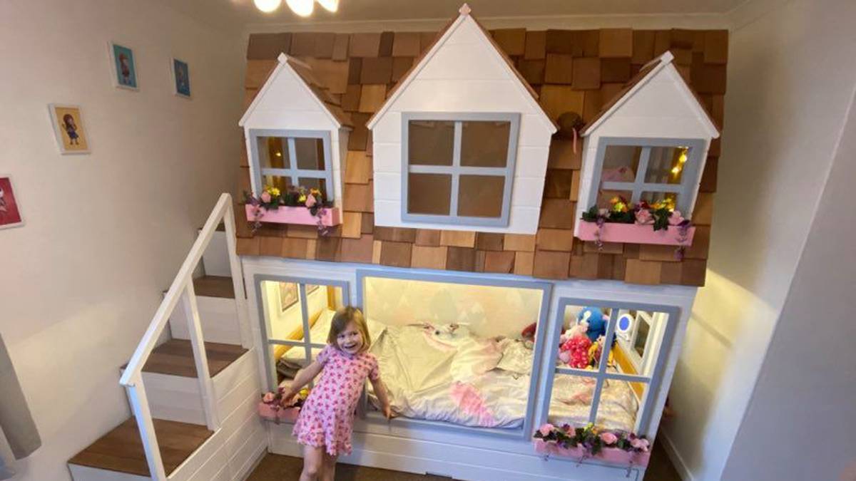 Dolls house outlet bunk beds