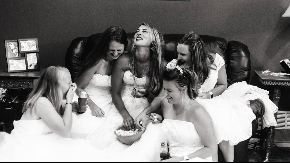 Wedding dress 2025 party with friends