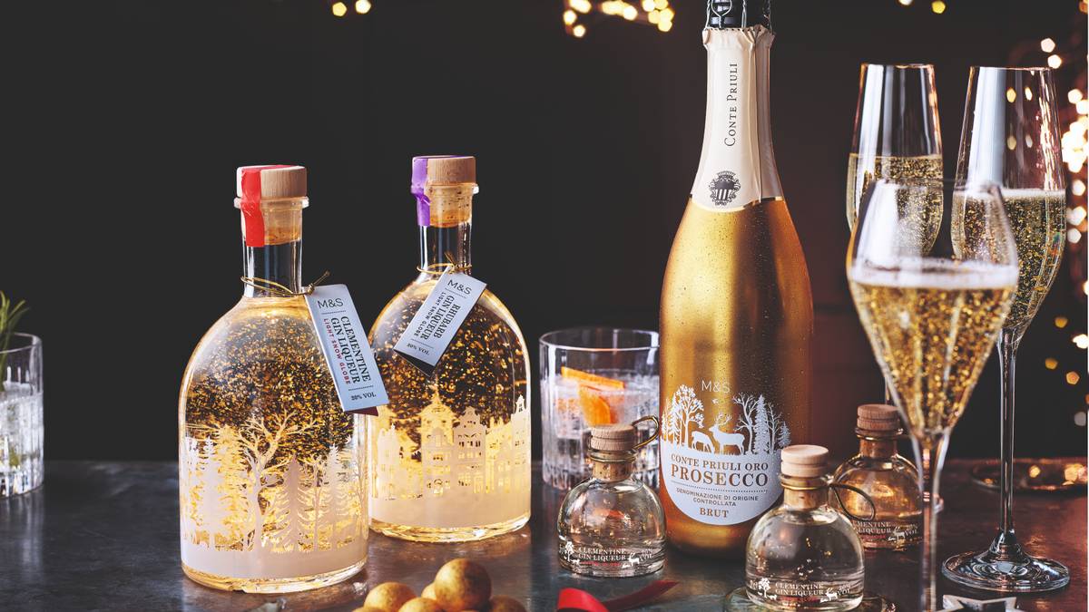 M&S Relaunches Its Snowglobe Gins For Christmas - Tyla