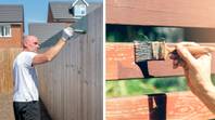 Woman left furious after neighbour painted their own side of the fence without telling her