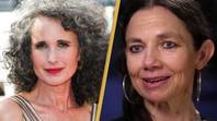 Andie MacDowell is 'tired of trying to be young' following Justine Bateman's aging comments