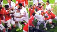 Damning video shows Jordan Ayew shoving Fred in the face before Casemiro was sent off