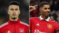 Arsenal fans think Gabriel Martinelli is as good as Marcus Rashford but doesn't have the 'PR' to back him up