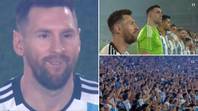 Lionel Messi in tears as Argentina fans welcome back World Cup heroes