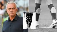 Jose Mourinho shares five pictures of footballers with holes in their socks, it's got people talking